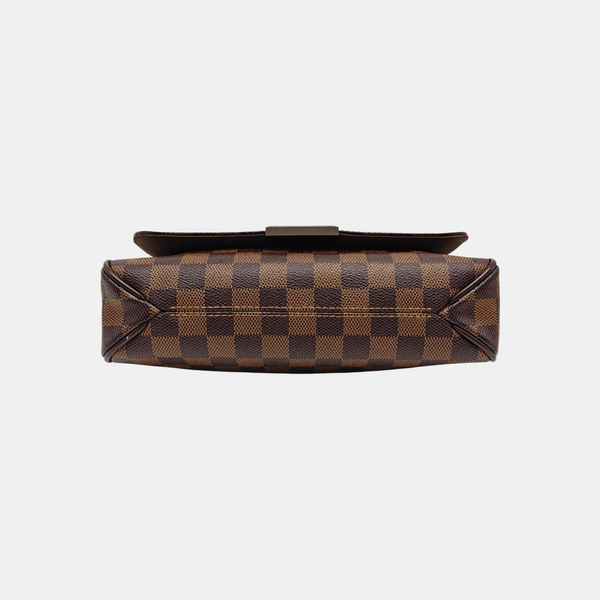 BROOKLYN Damier Ebene Coated Canvas Brown