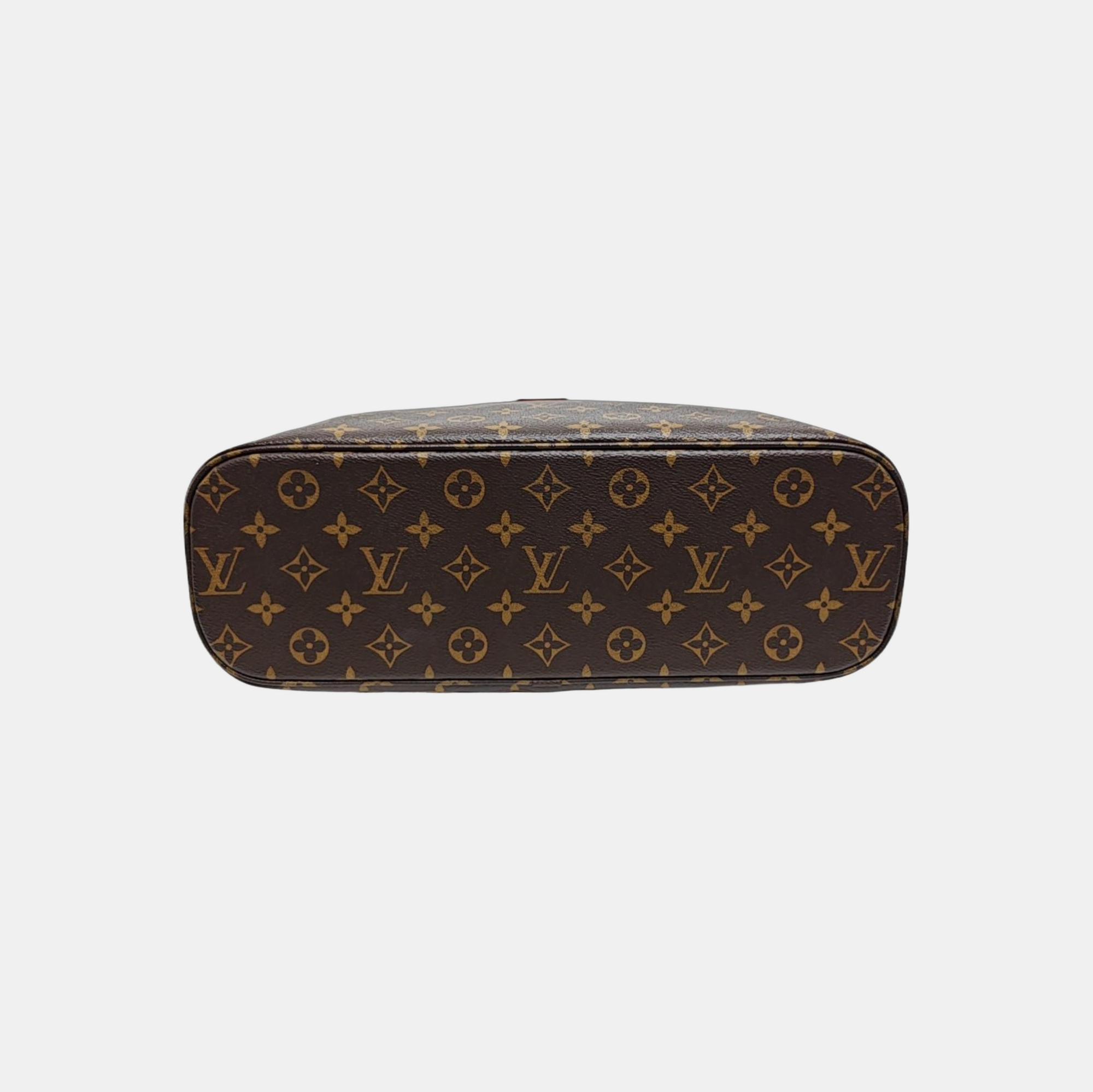 Line Up Monogram Coated Canvas Brown
