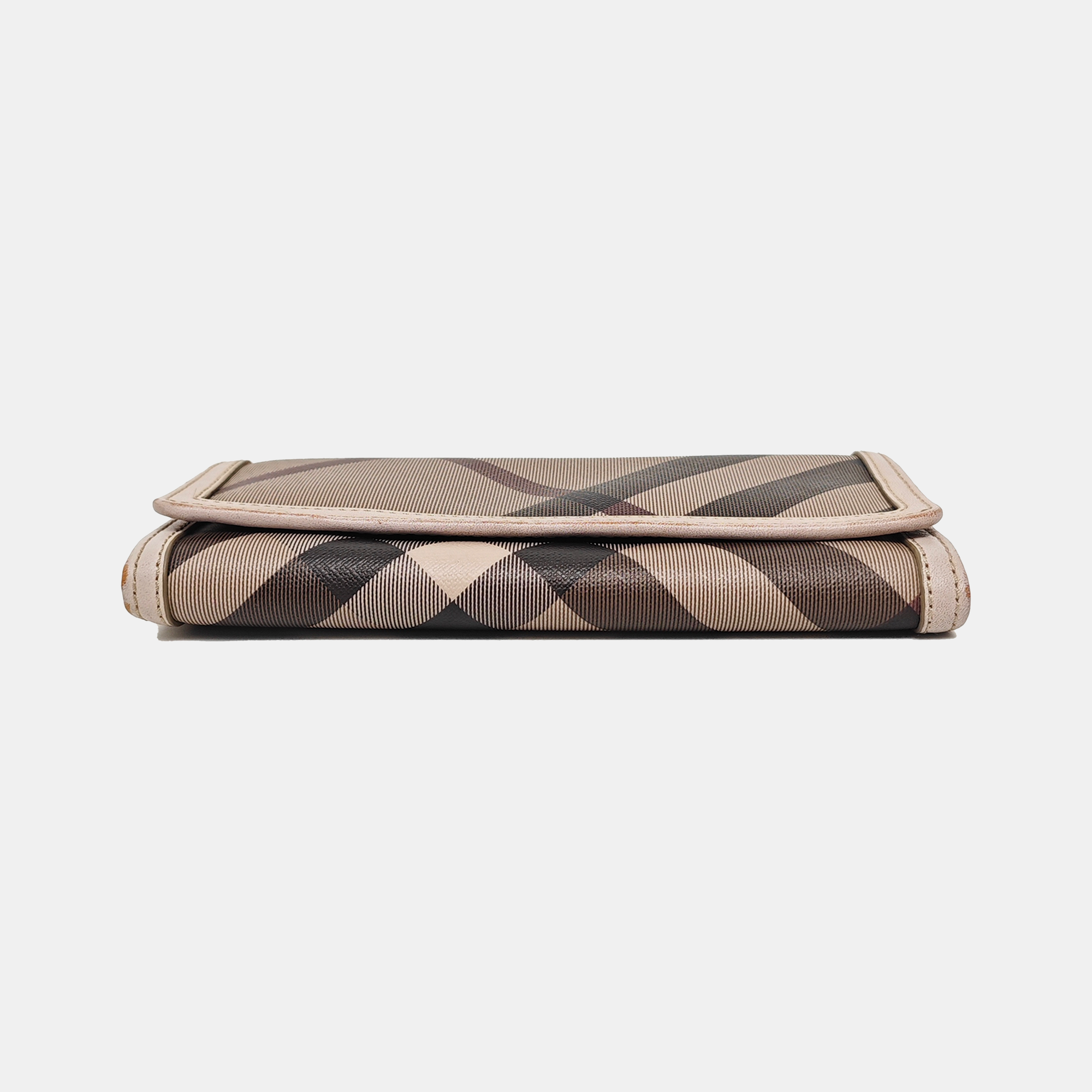 Coated Canvas Wallet Gray