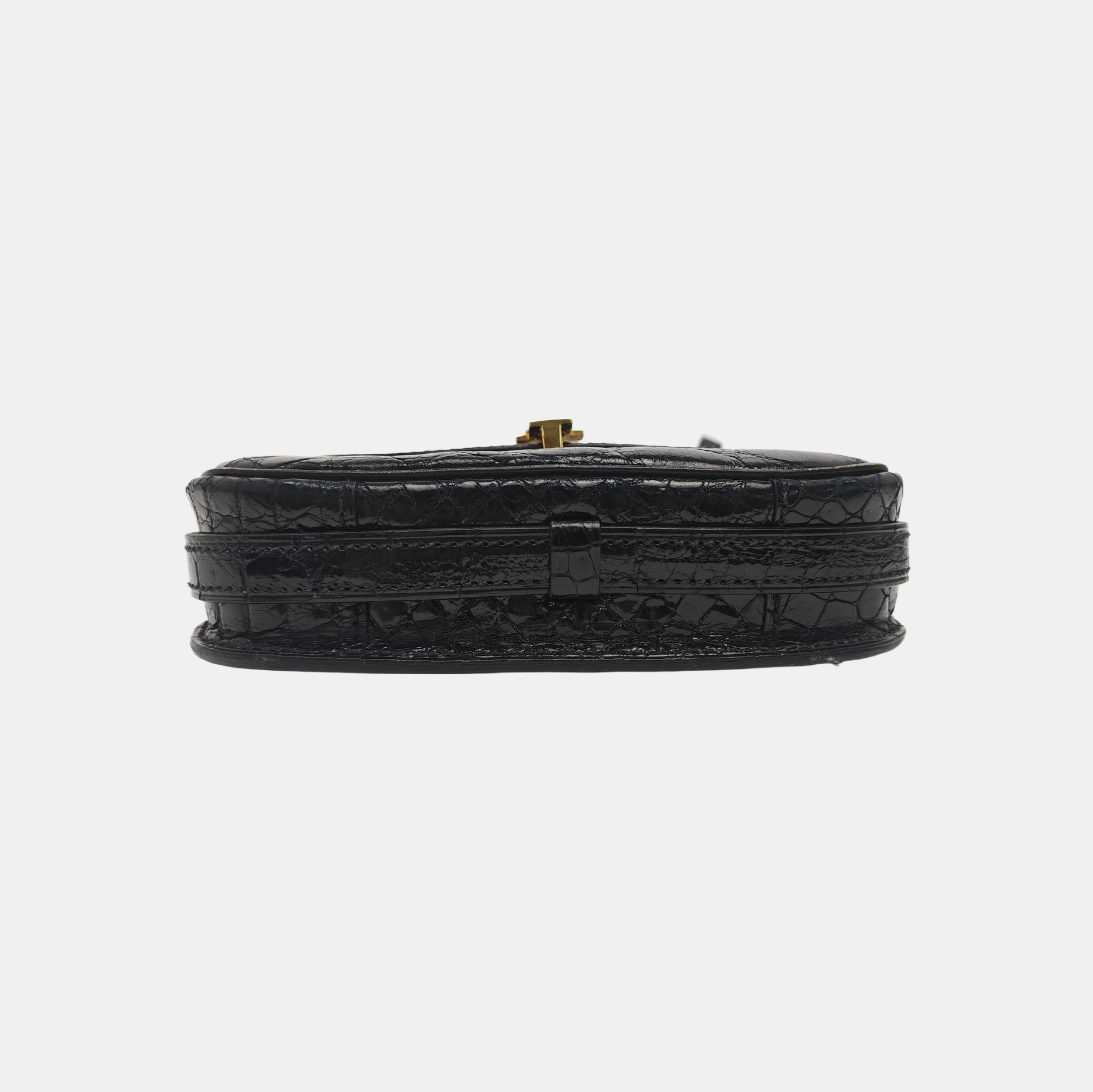 Calfskin Shoulder Bag Black
