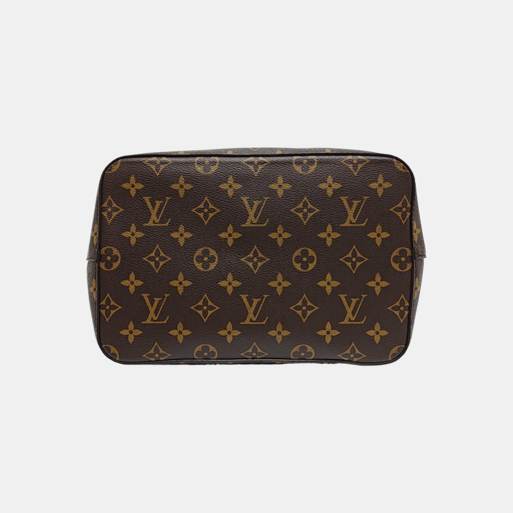 NÉONOÉ MM Monogram Coated Canvas Brown