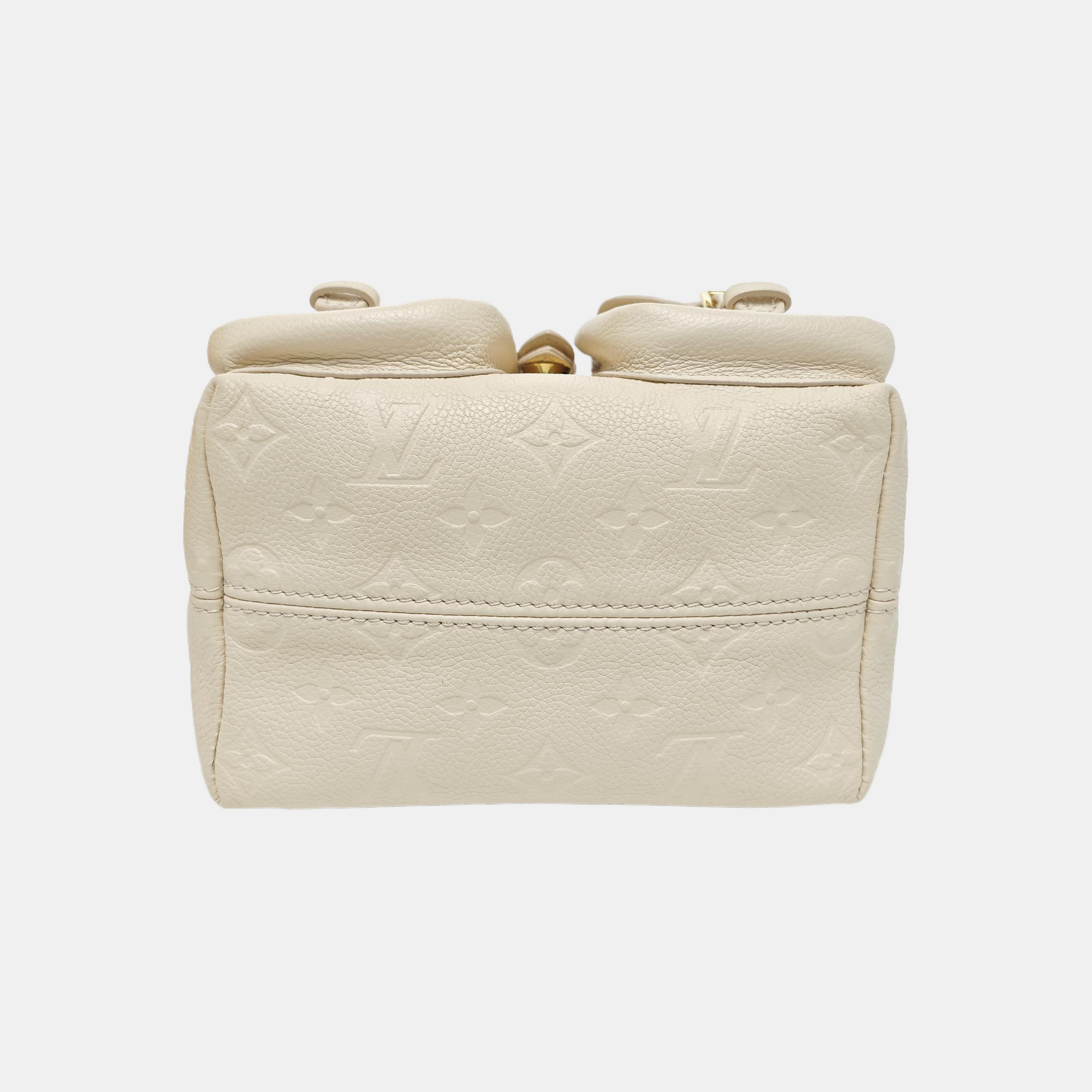 BACKUP Monogram Calfskin White