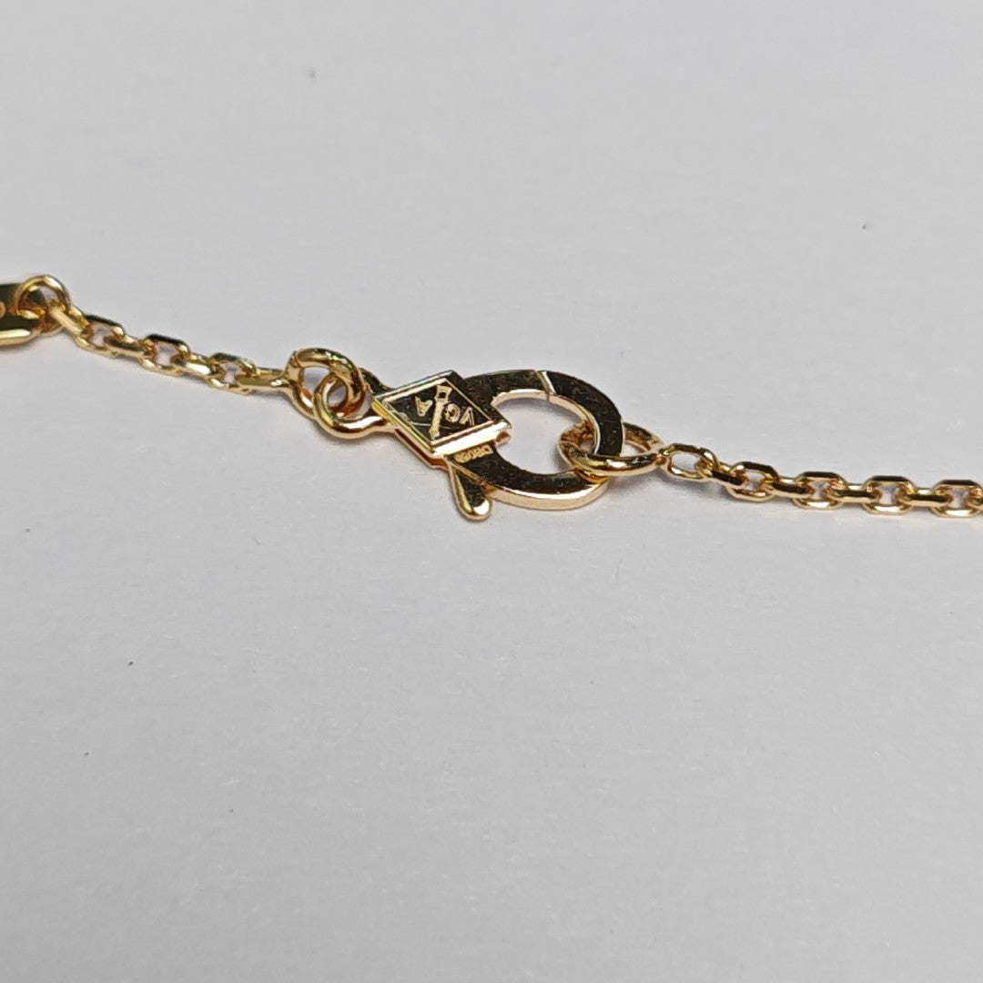 Vintage Alhambra 18k Gold Necklace