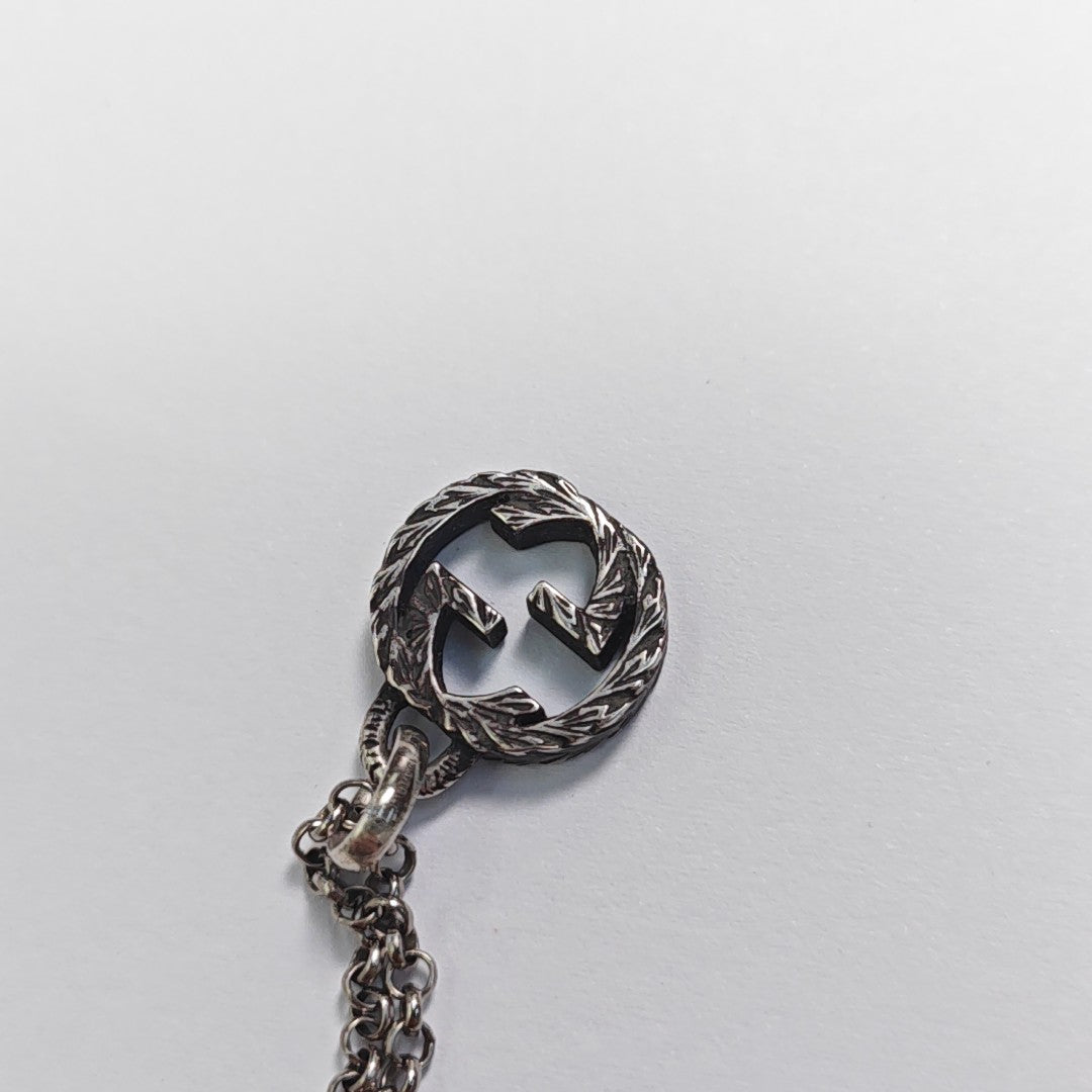 Interlocking G 925 Sterling Silver Necklace