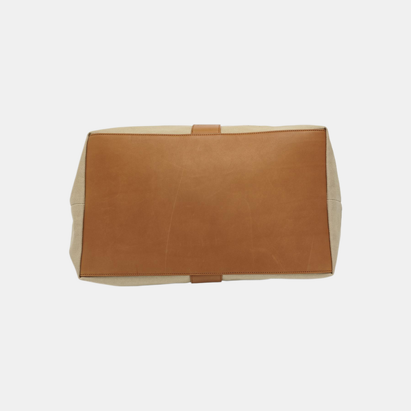 Y Quilted Canvas Beige