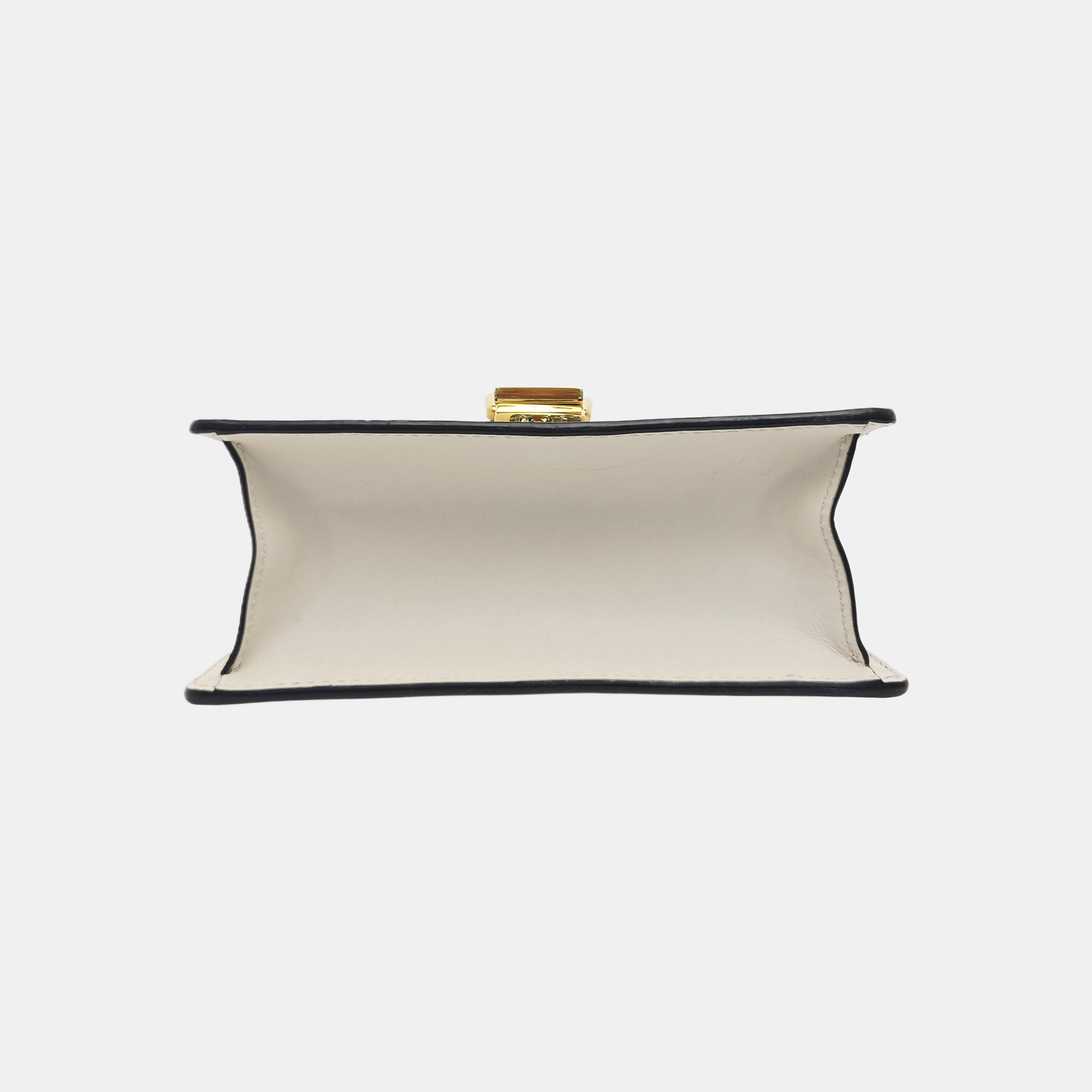 Sylvie Mini Calfskin White