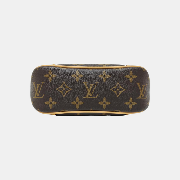 BOULOGNE Nano Monogram Coated Canvas Brown
