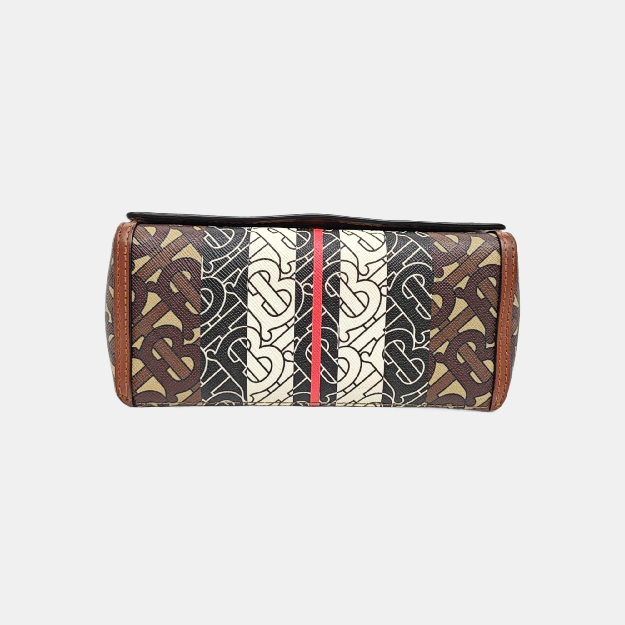 Crossbody Bag Coated Canvas Multicolor