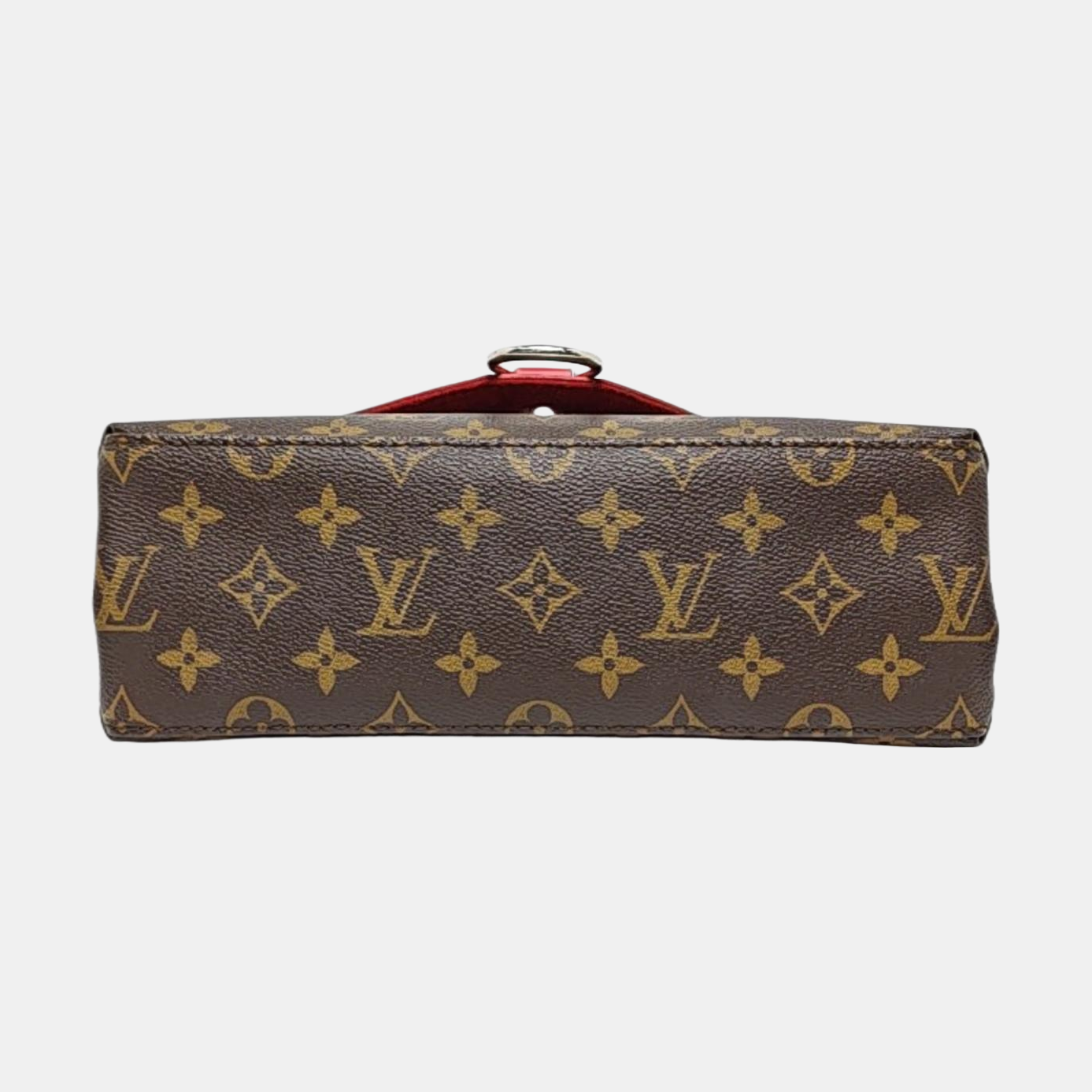 SAINT MICHEL Monogram Coated Canvas Brown