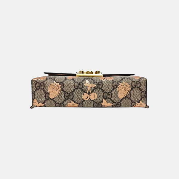 Padlock Mini Monogram Coated Canvas Beige
