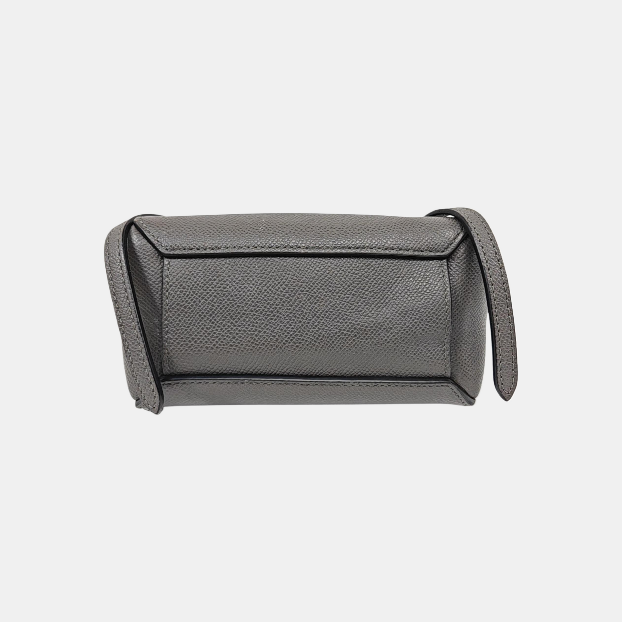 BELT PICO Calfskin Gray