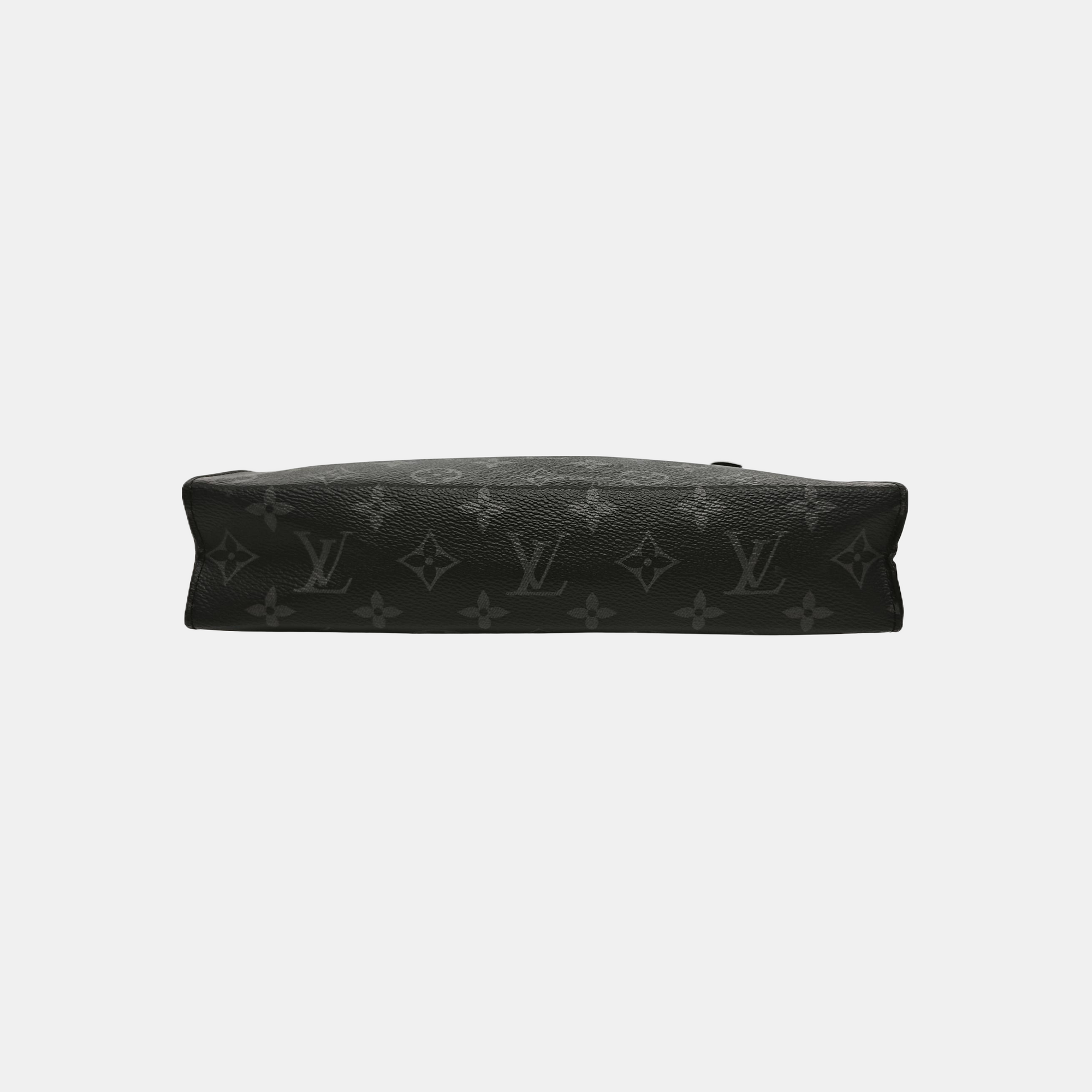 Pochette Voyag MM Monogram Coated Canvas Black