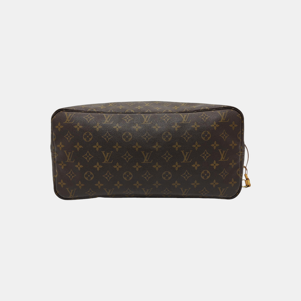 NEVERFULL GM Monogram Coated Canvas Brown