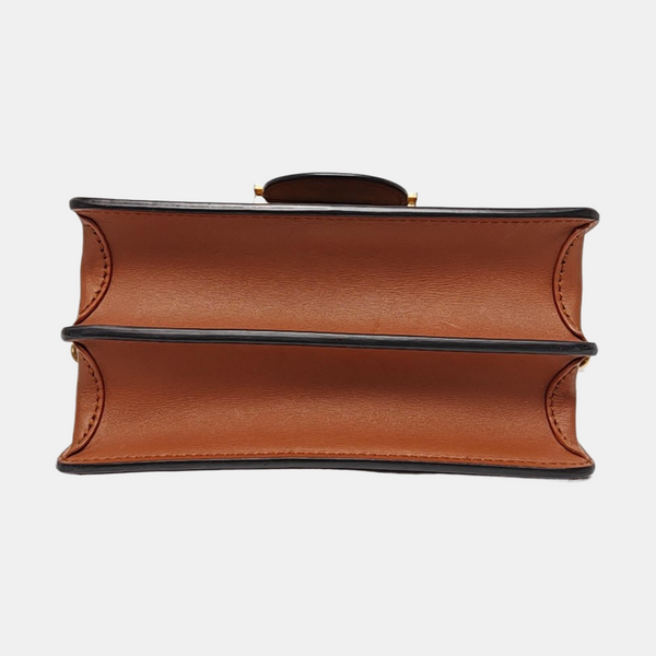 DAUPHINE Mini Monogram Coated Canvas Brown
