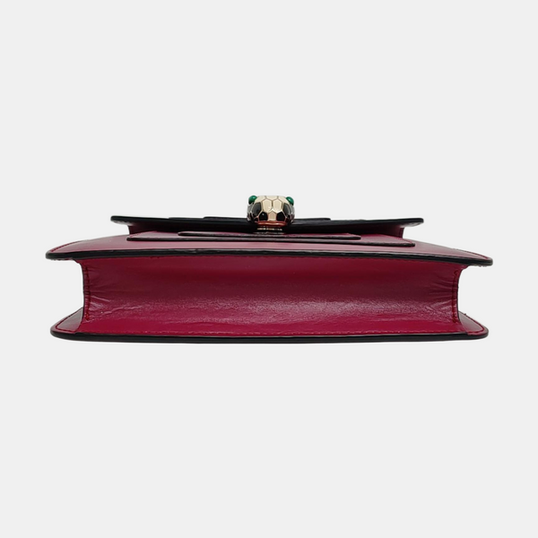 SERPENTI FOREVER Small Calfskin Red