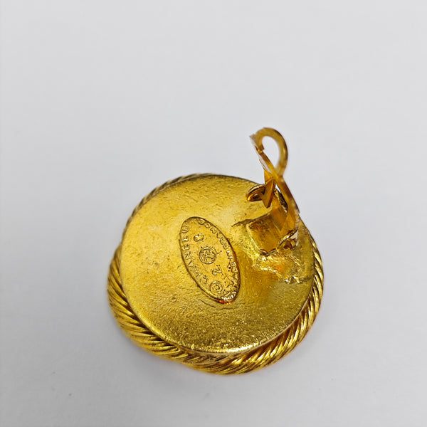 Metal Gold Clip On Earrings