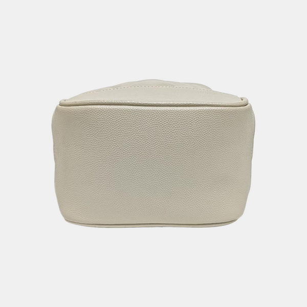 80'S VANITY Quilted Calfskin White