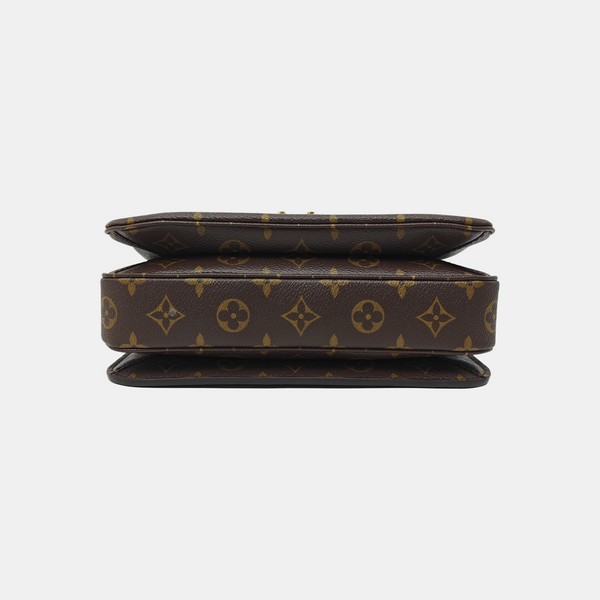 MÉTIS MM Monogram Coated Canvas Brown