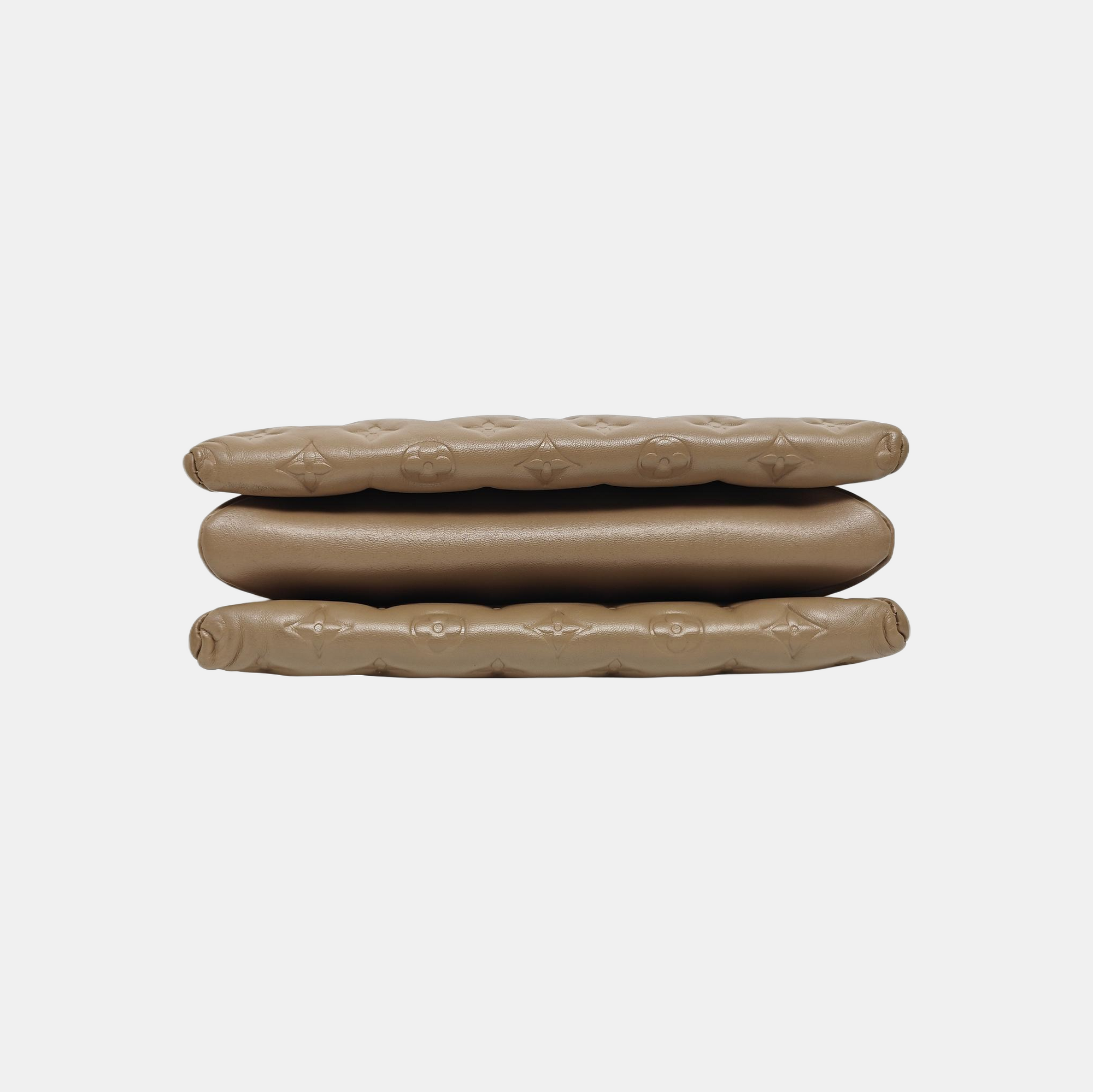 COUSSIN PM Monogram Lambskin Brown