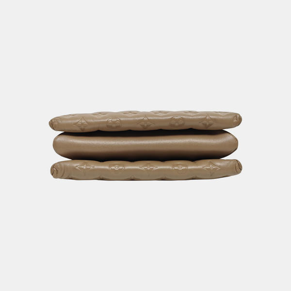 COUSSIN PM Monogram Lambskin Brown