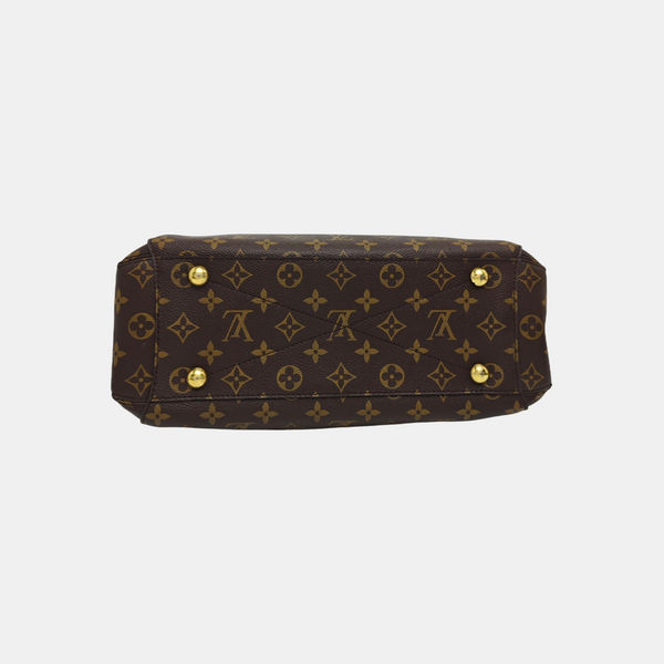 MONTAIGNE GM Monogram Coated Canvas Brown