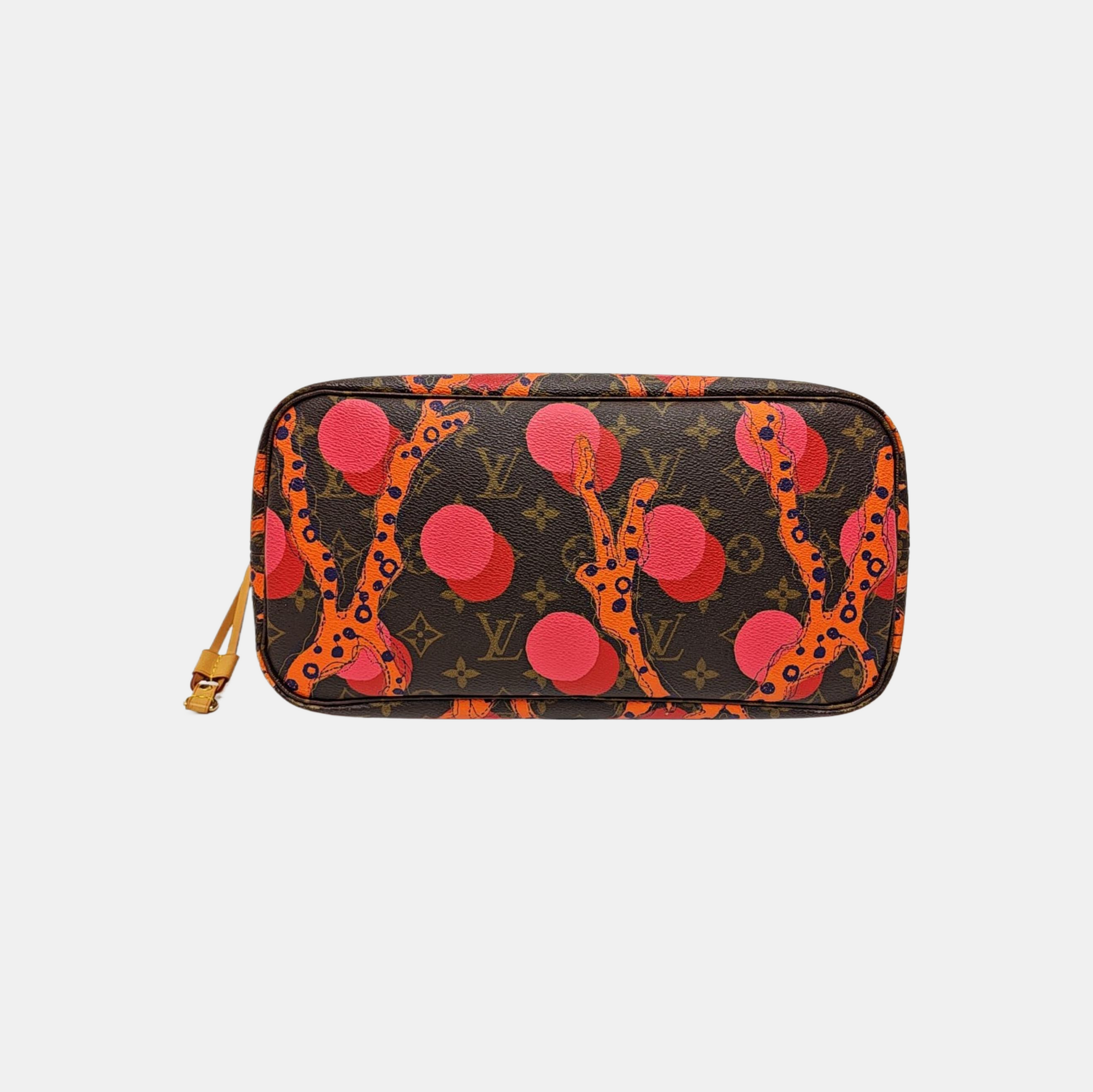 NEVERFULL MM Monogram Coated Canvas Brown