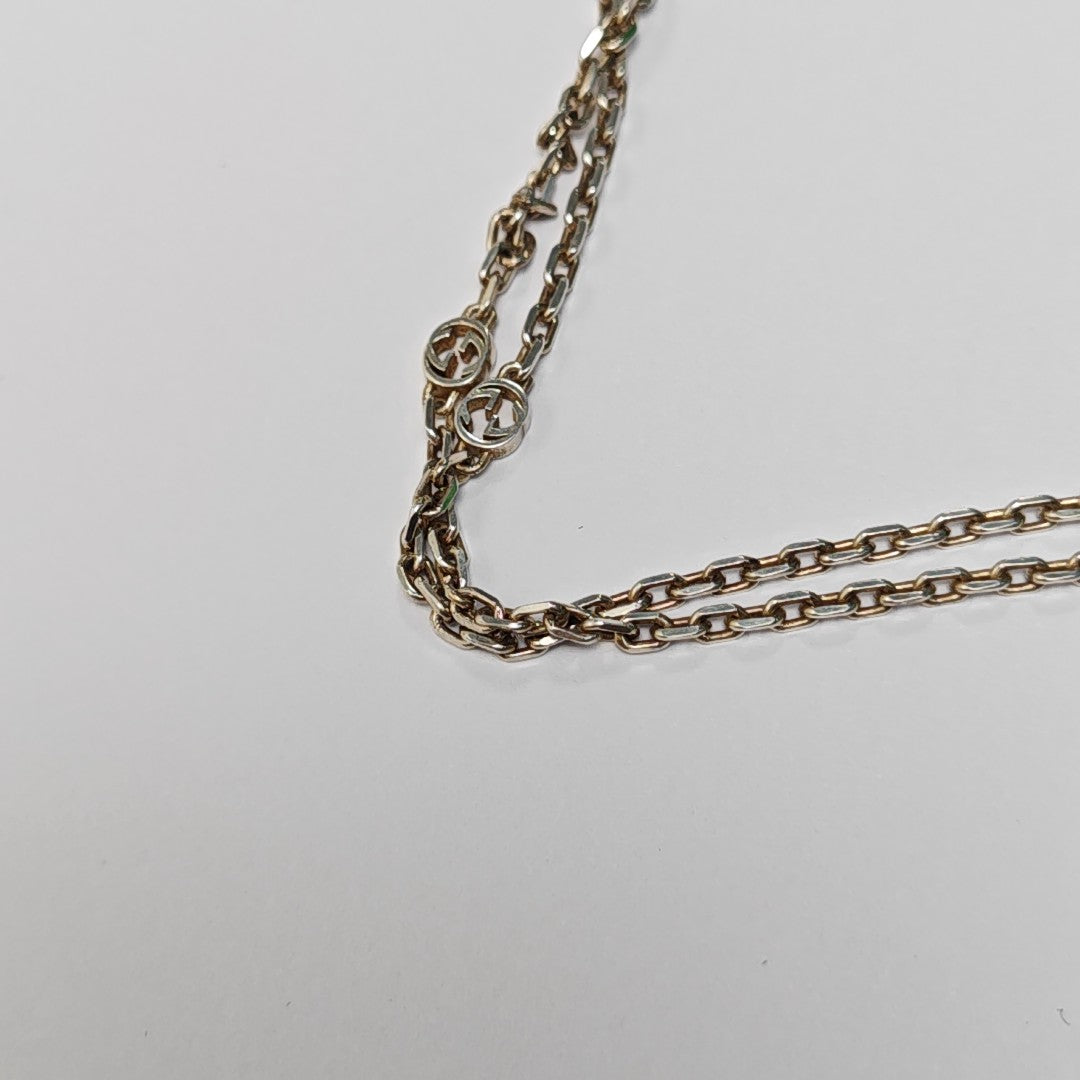 Interlocking G 925 Sterling Silver Necklace
