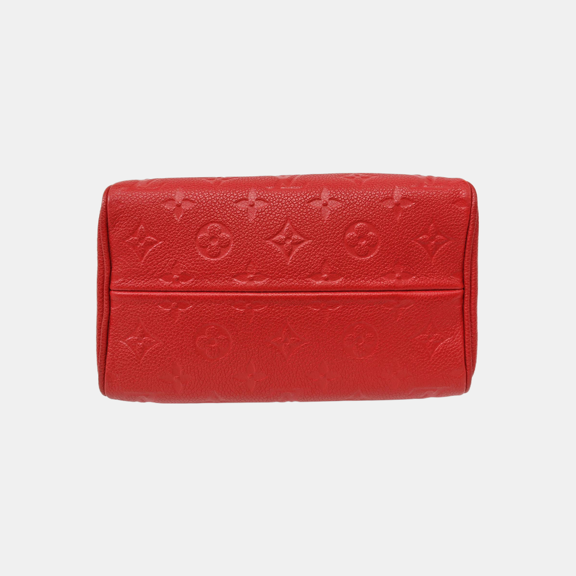 SPEEDY 20 Monogram Calfskin Red