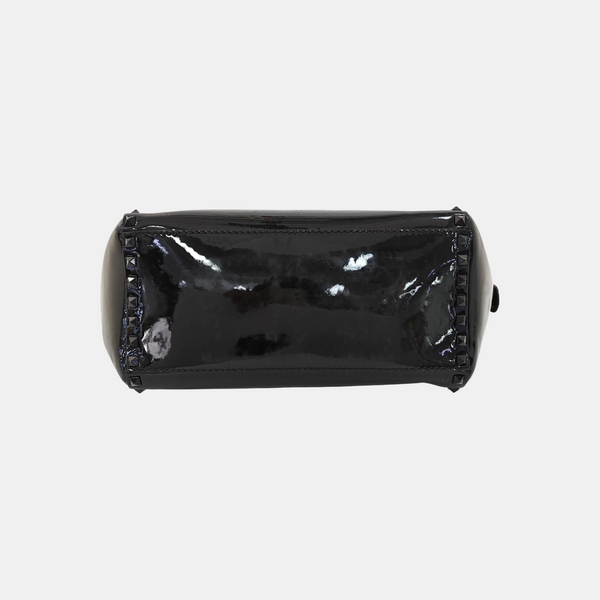 Rockstud Calfskin Black