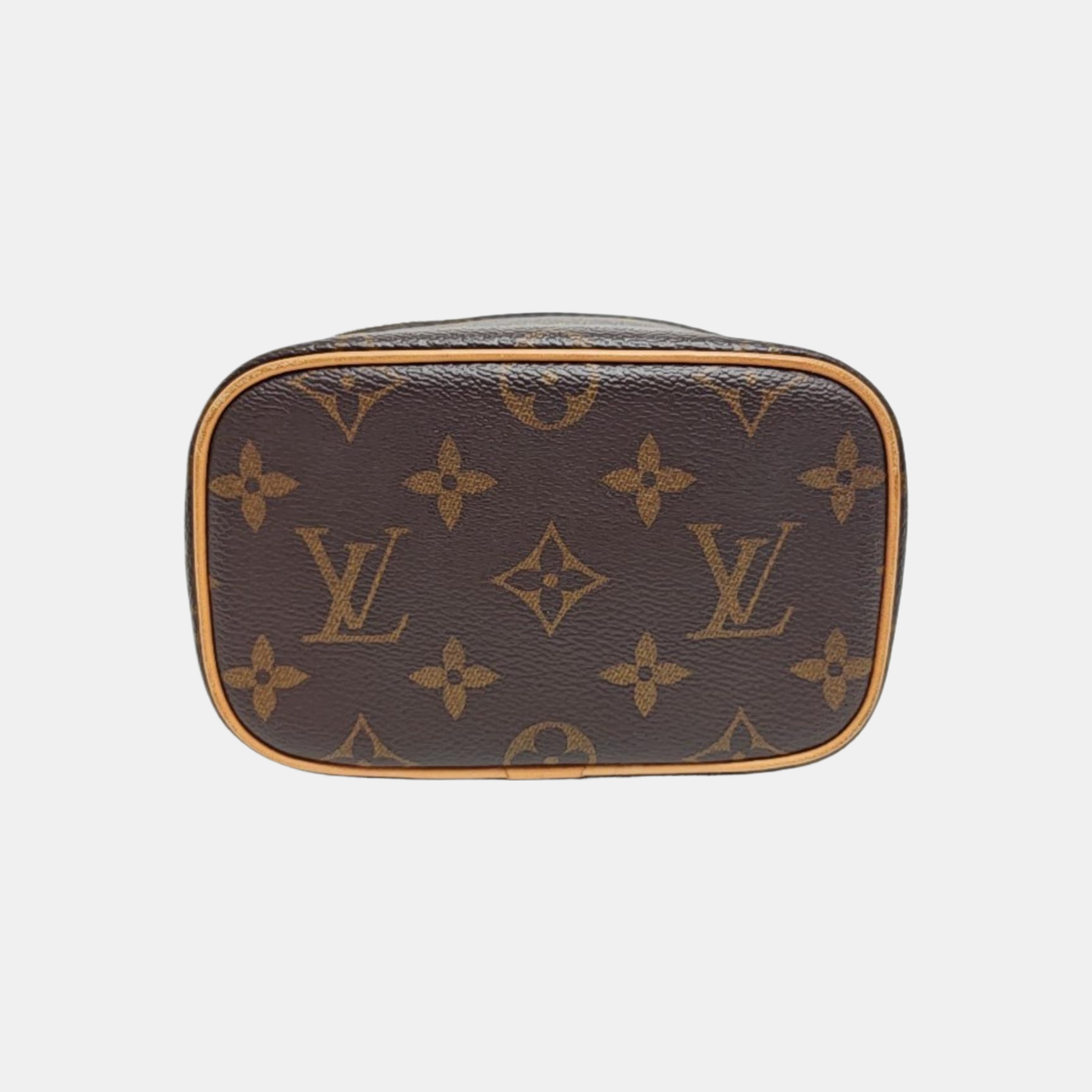 NICE Super Mini Monogram Coated Canvas Brown