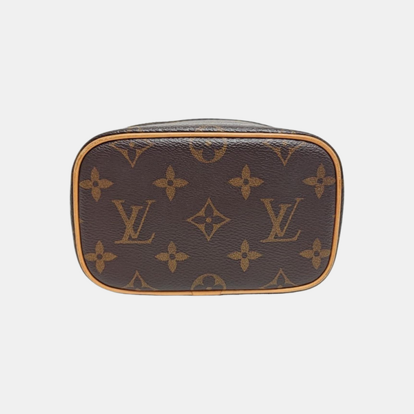 NICE Super Mini Monogram Coated Canvas Brown