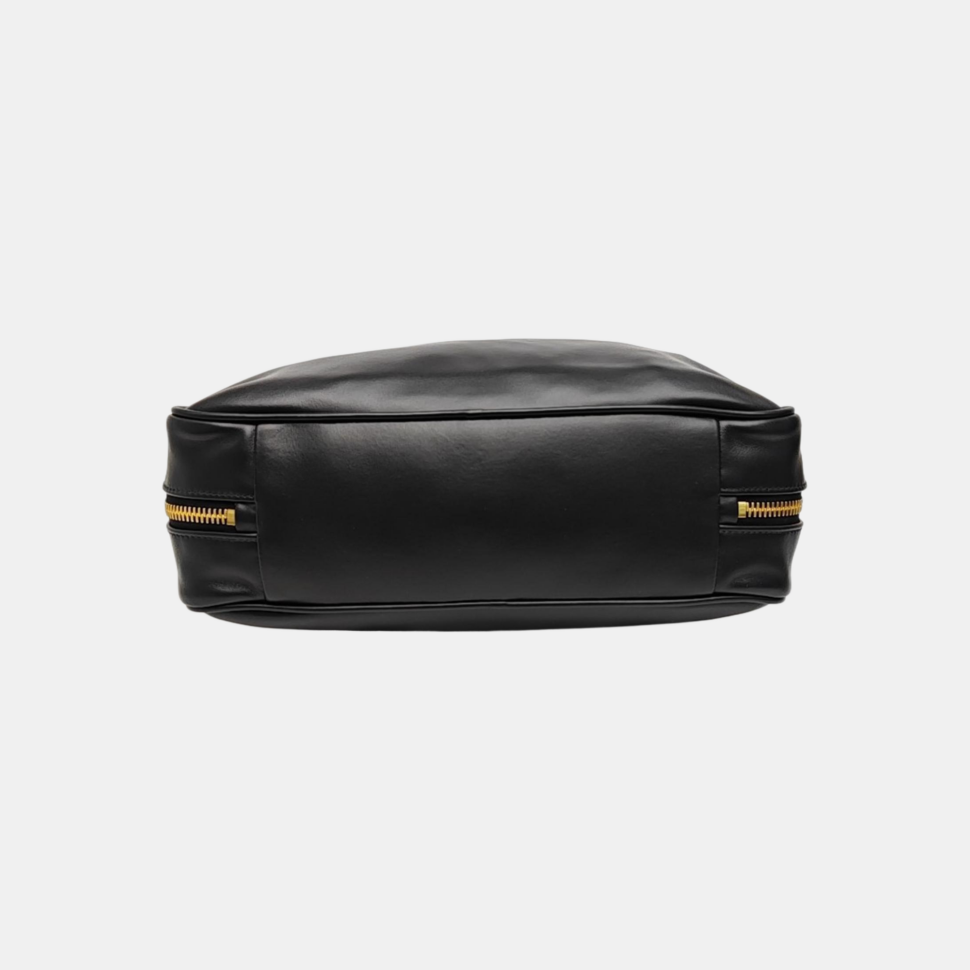 Beau Large Calfskin Black