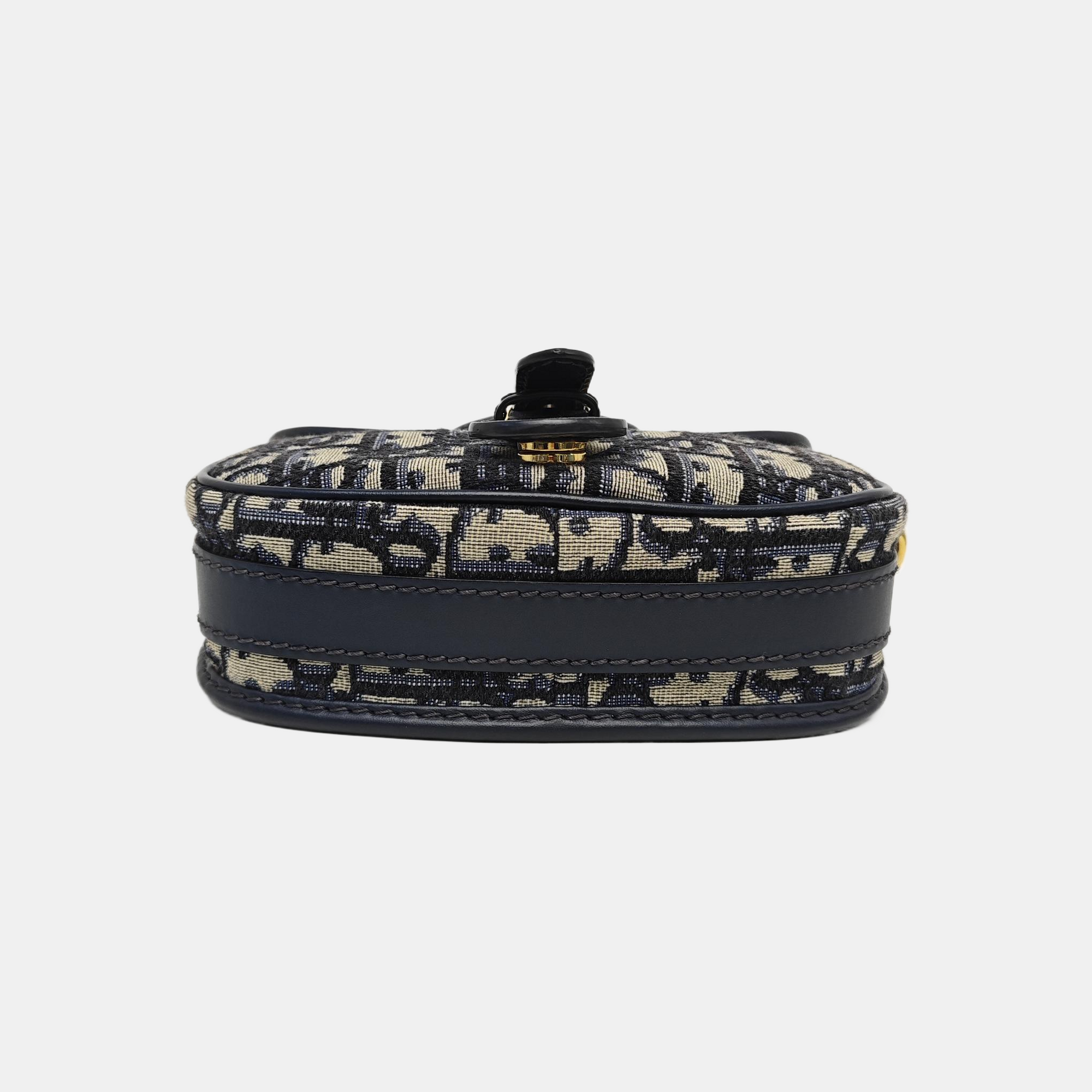 Bobby Small Oblique Canvas Blue