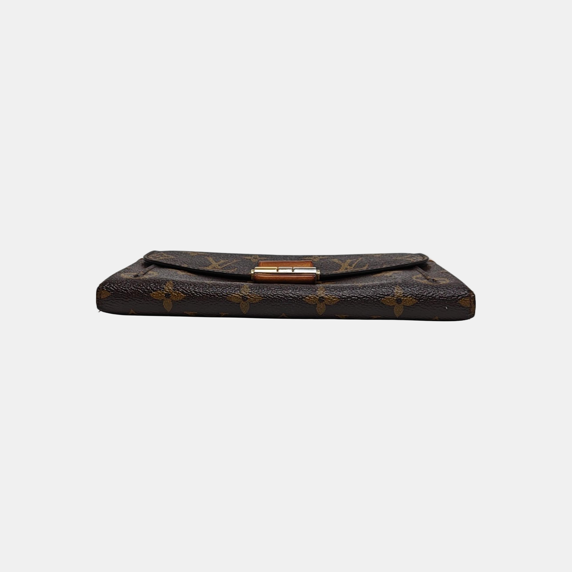 ELYSEE Monogram Coated Canvas Brown