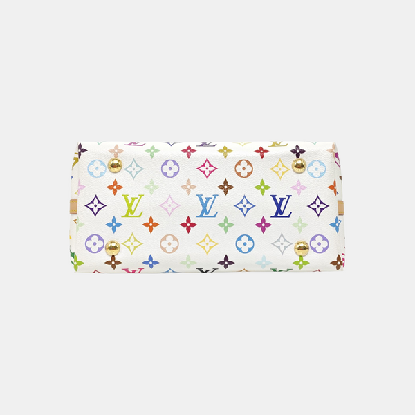 LV × TM CARRYALL PM Monogram Coated Canvas White