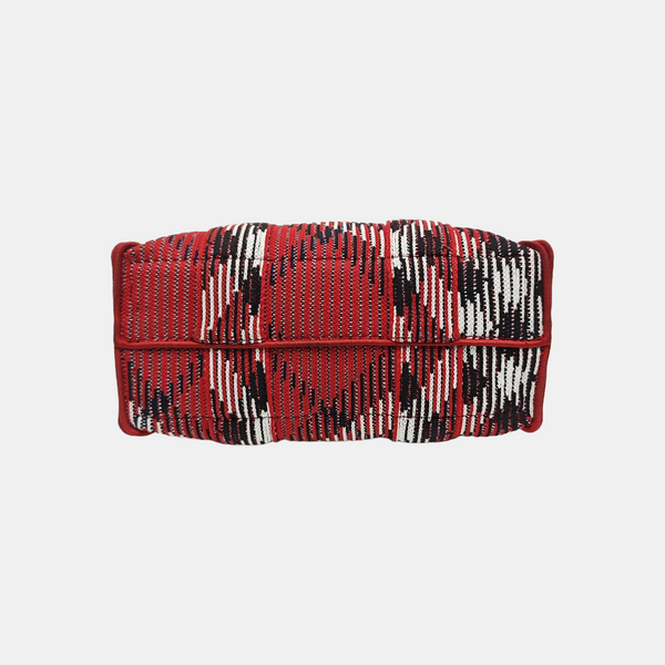 Fabric Shoulder Bag Mini Red