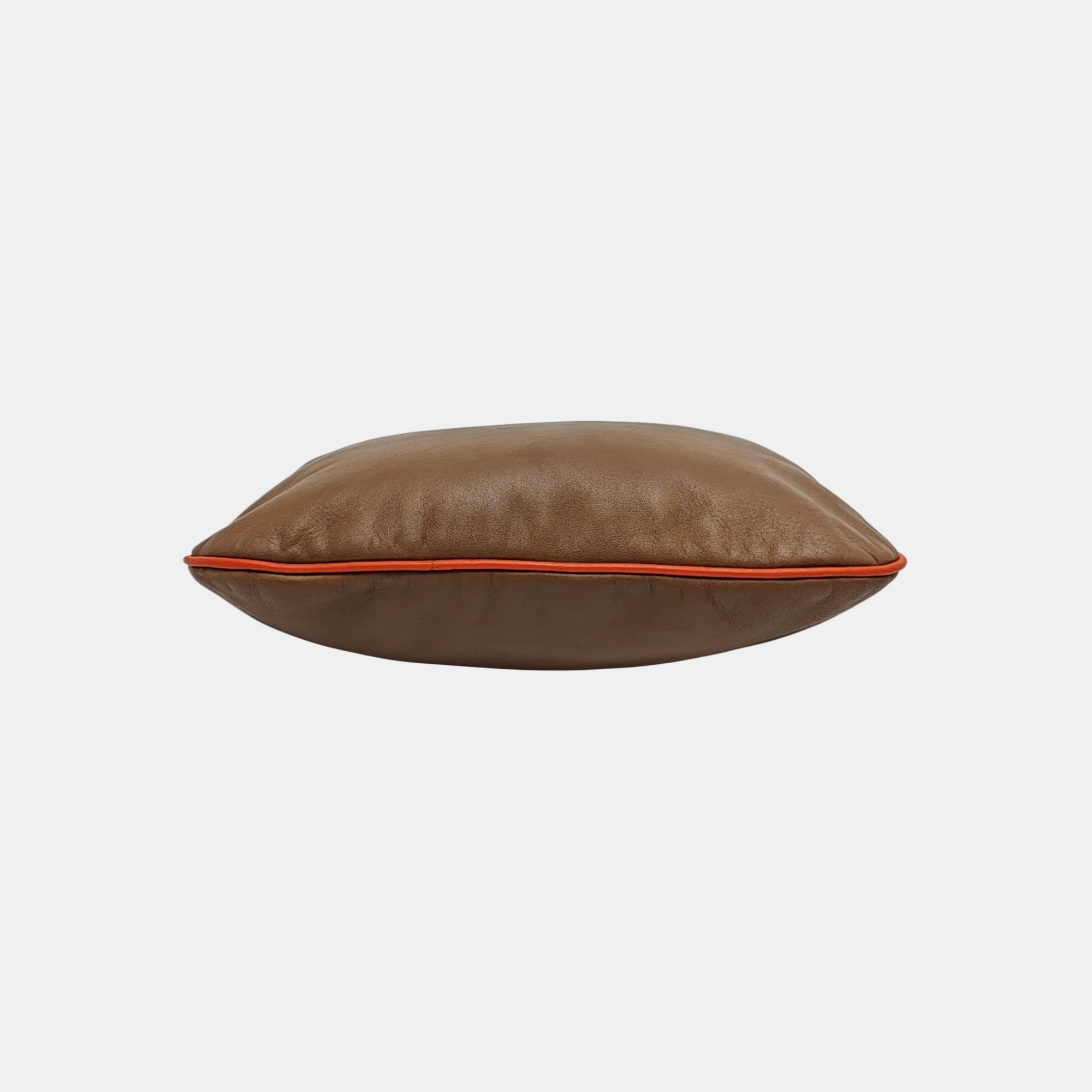 Calfskin Shoulder Bag Brown