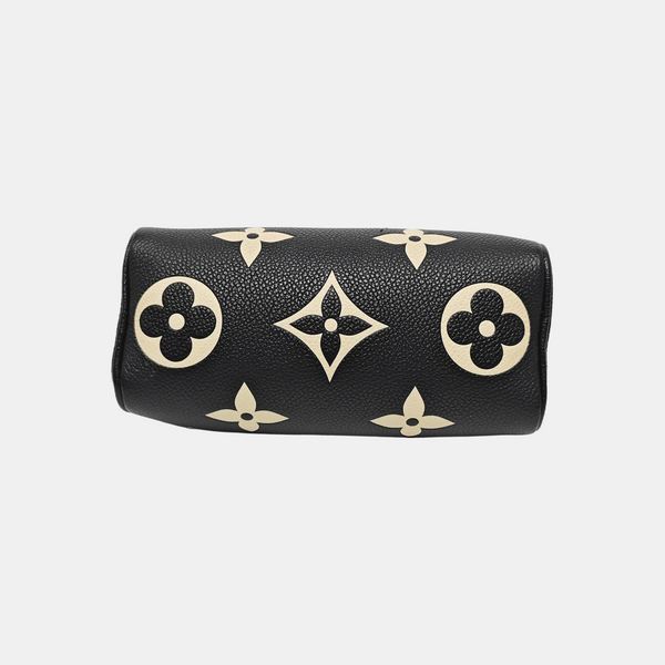SPEEDY Nano Monogram Calfskin Black