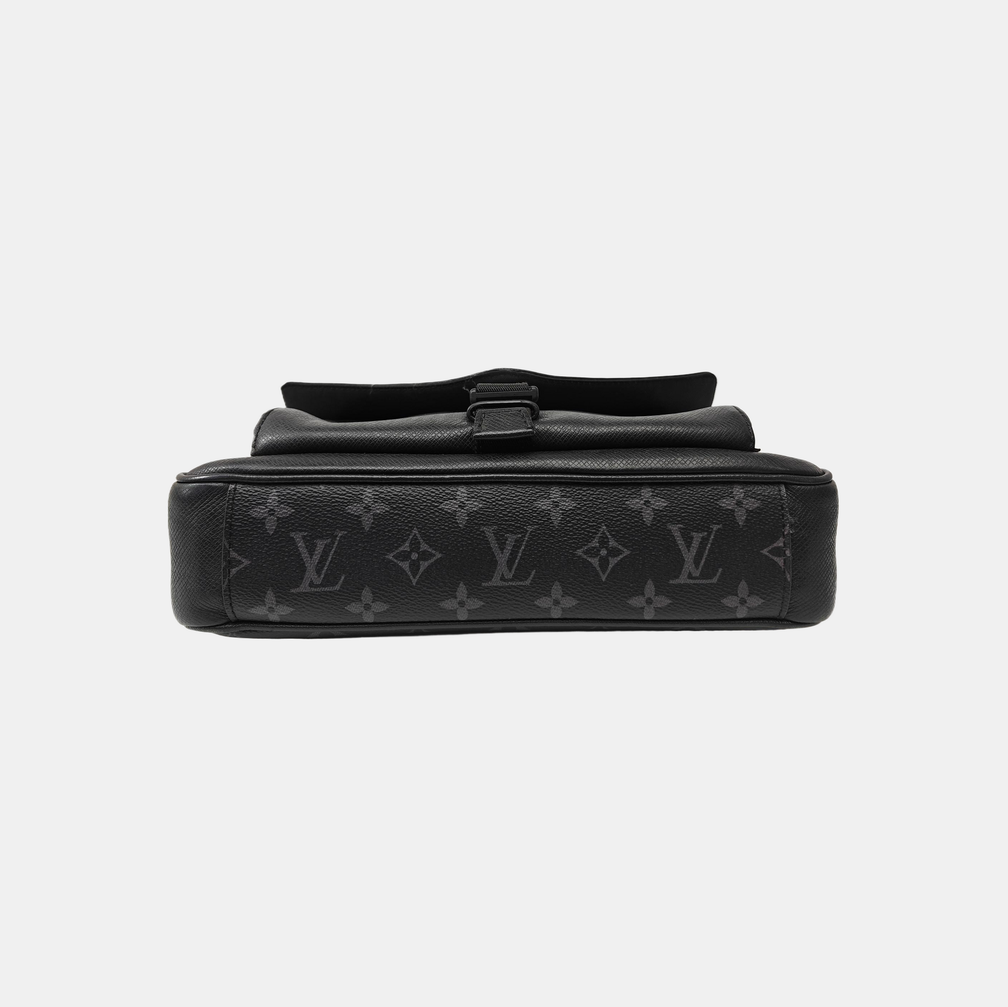 TAIGARAMA Monogram Coated Canvas Black
