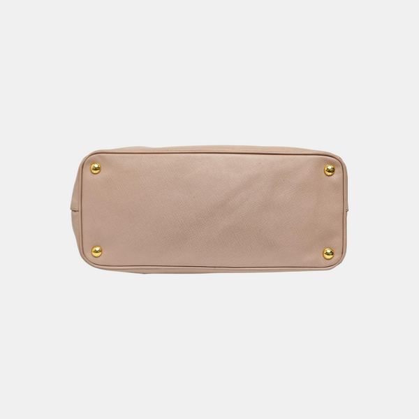Galleria Large Saffiano Calfskin Pink