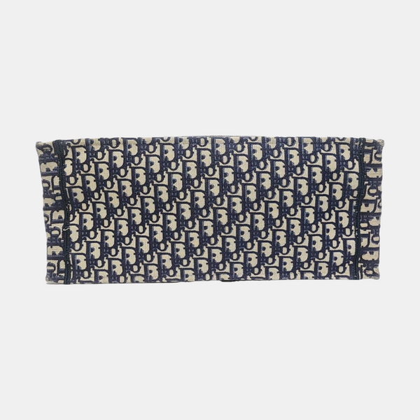 Book Tote Large Oblique Canvas Blue