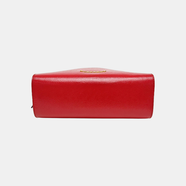 Calfskin Shoulder Bag Red