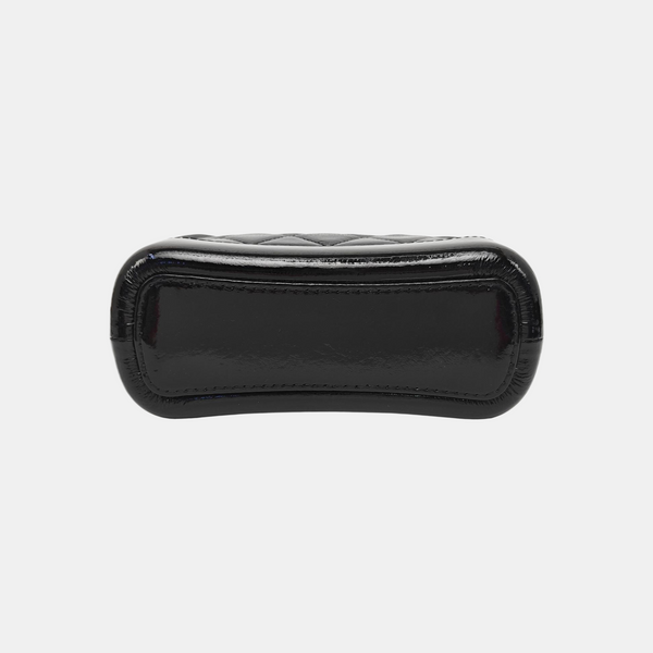 GABRIELLE Small Quilted Lambskin Black