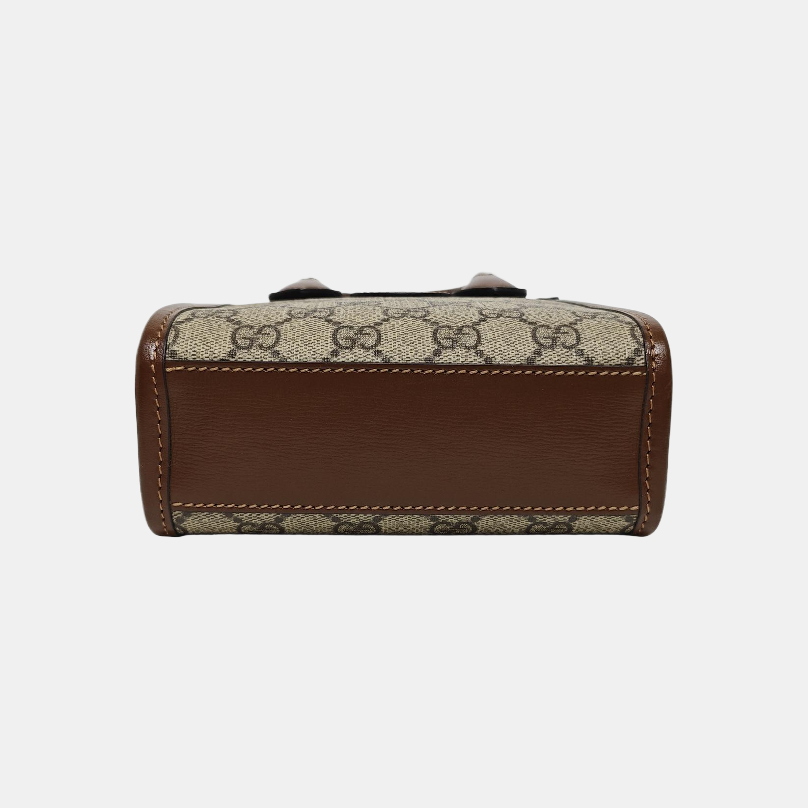 Retro Mini Monogram Coated Canvas Beige