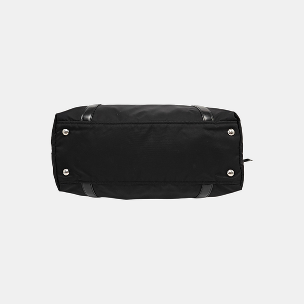 Nylon Shoulder Bag Black
