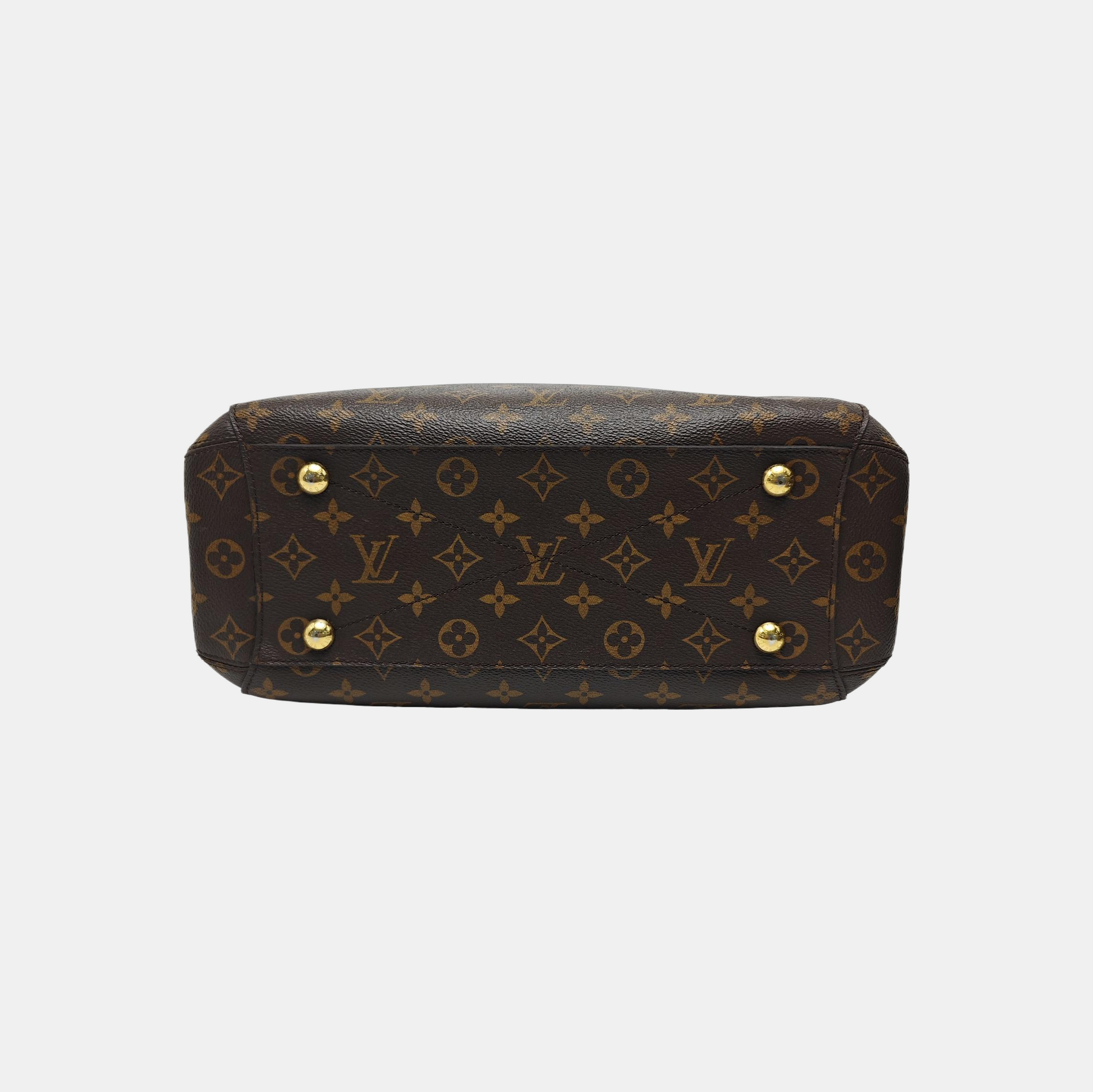 MONTAIGNE Monogram Coated Canvas Brown