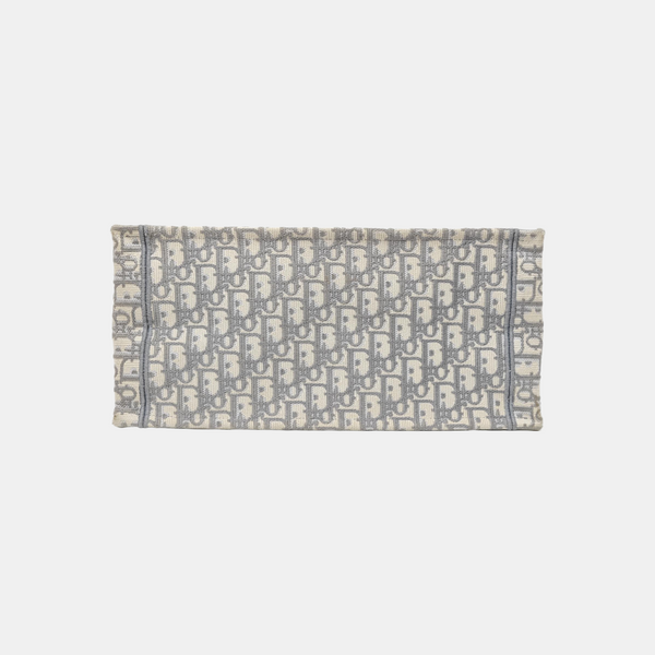 Book Tote Medium Oblique Canvas White