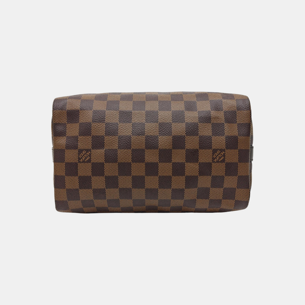 SPEEDY 25 Damier Ebene Coated Canvas Brown
