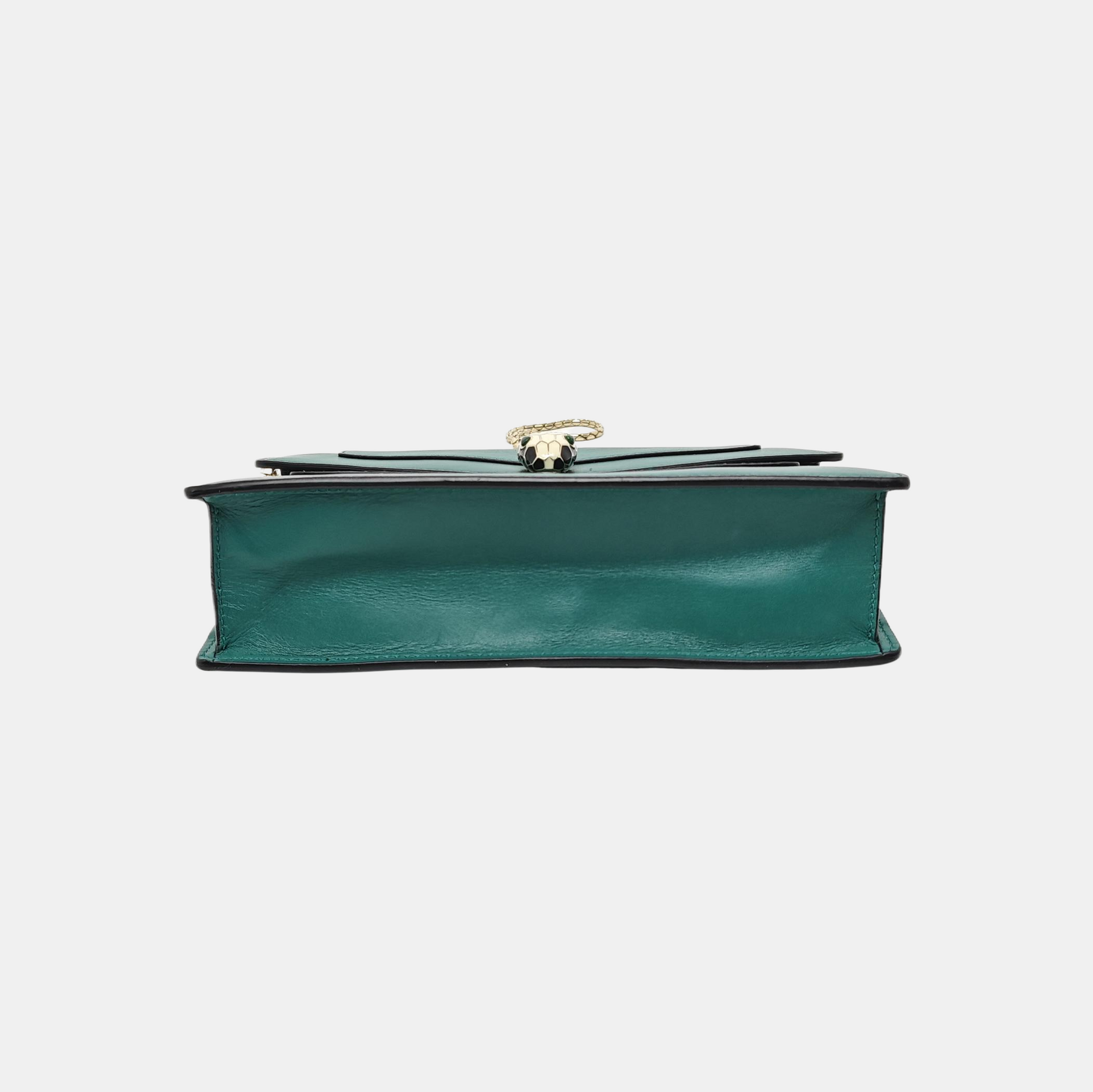 SERPENTI FOREVER Quilted Calfskin Green