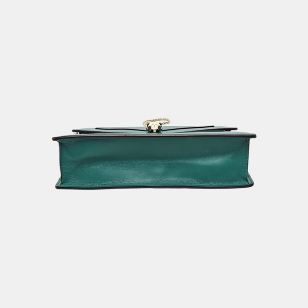 SERPENTI FOREVER Quilted Calfskin Green